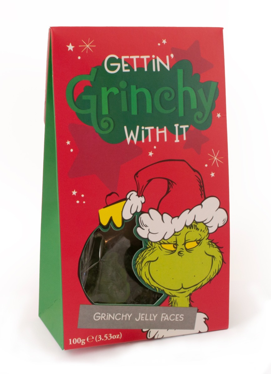 The Grinch Jelly Faces 100g x 7