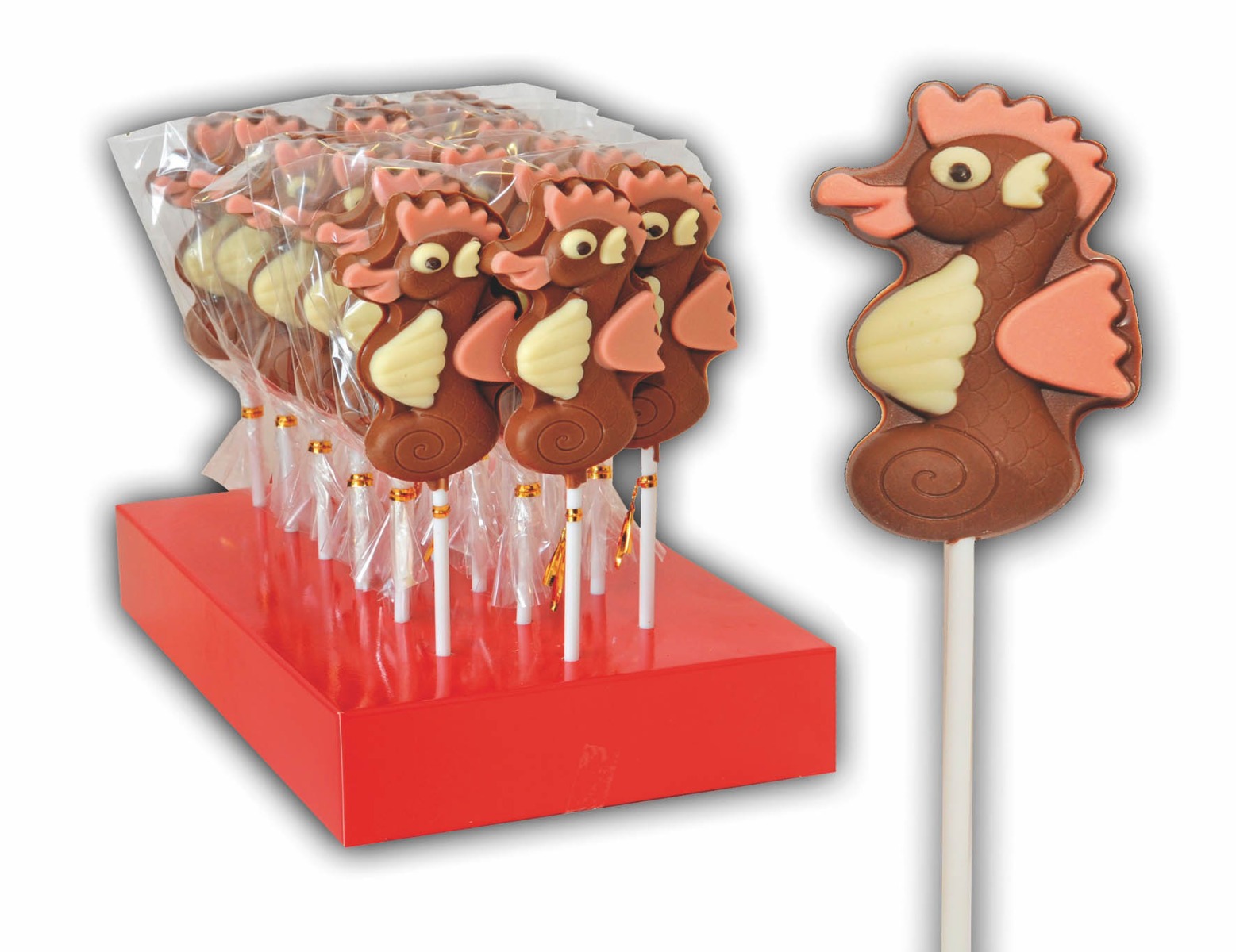 Seahorse Chocolate Lollipop 35g x 18