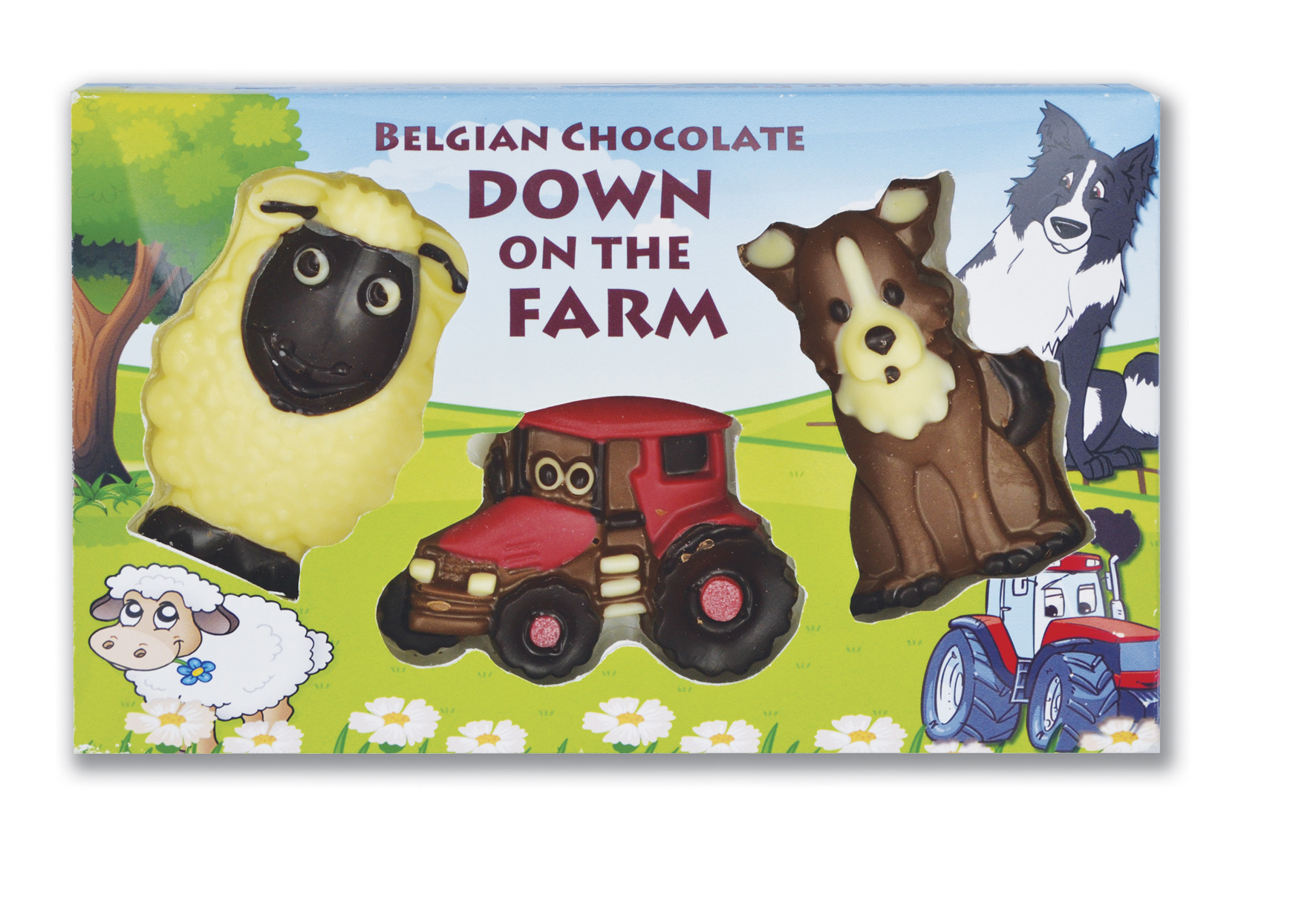 Milk Chocolate Down on The Farm Selection 85g x 12