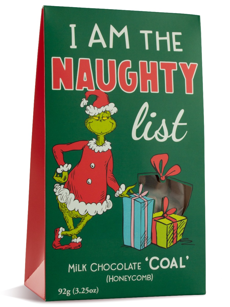 The Grinch Milk Chocolate Coated Honeycomb 92g x 7