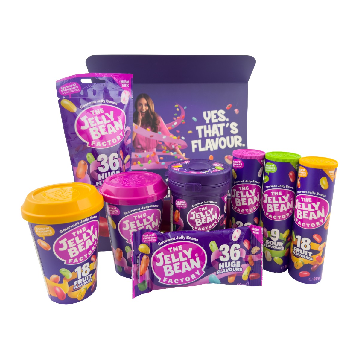 The Jelly Bean Factory Selection Box (case) 1013g x 1 DATED 04.02.2026