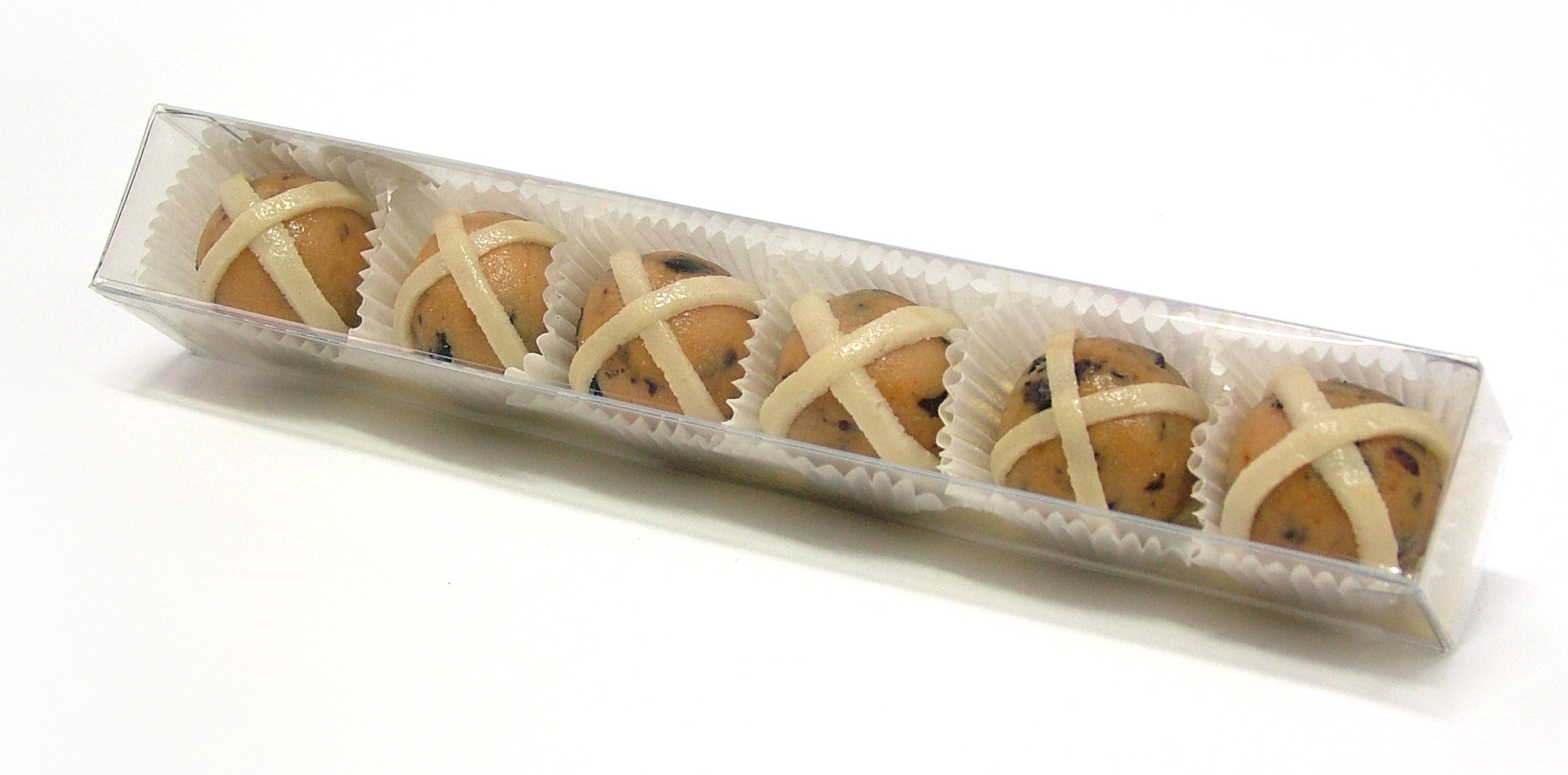 Marzipan Hot Cross Buns Stickpack 65g x 12