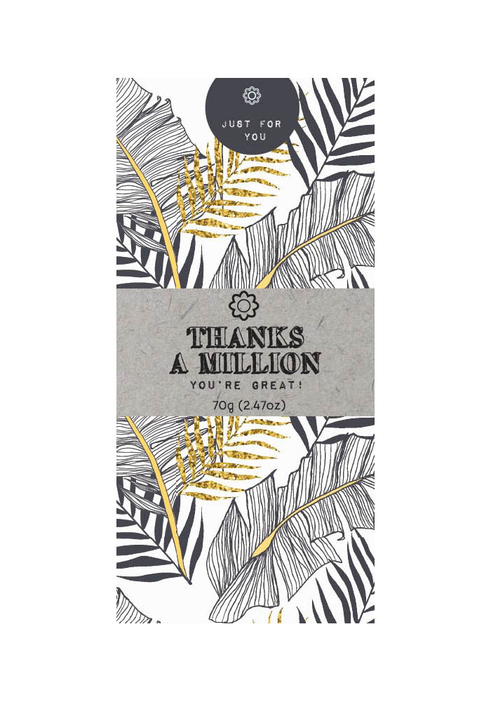 Thanks a Million Milk Chocolate Bar 70g x 20