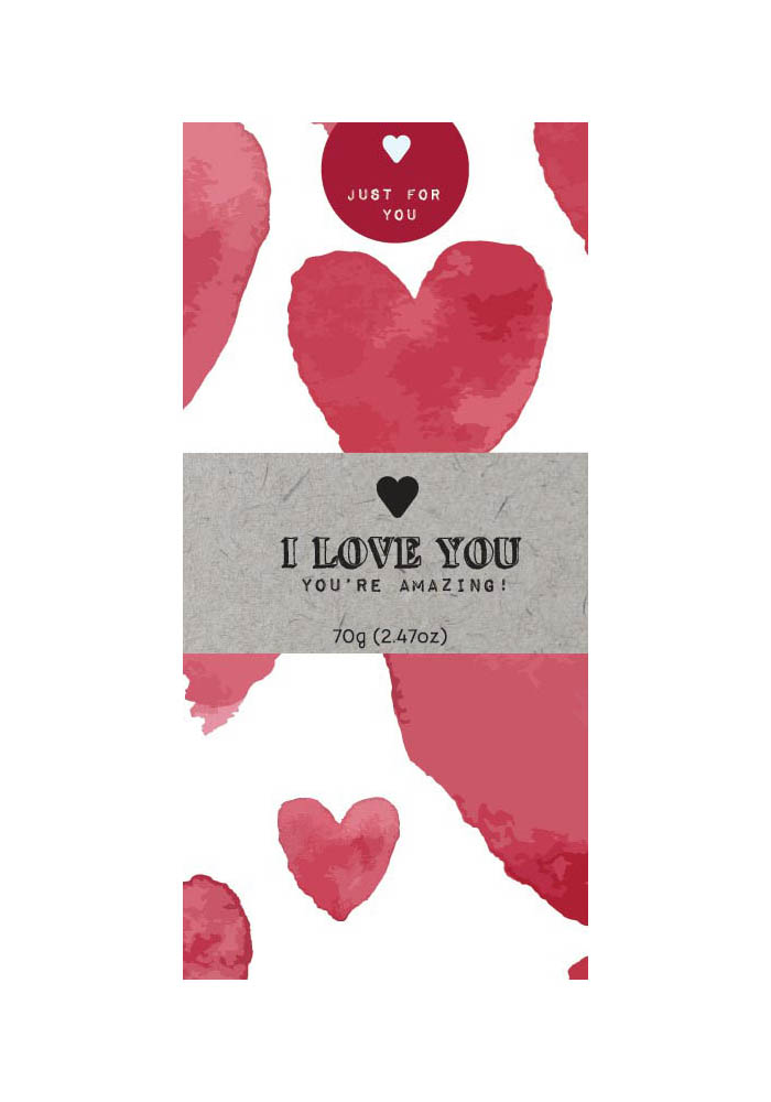 I Love You Milk Chocolate Bar  70g x 20