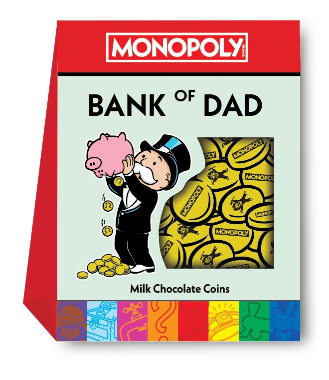 Monopoly Bank of Dad Chocolate Coins 80g x 7