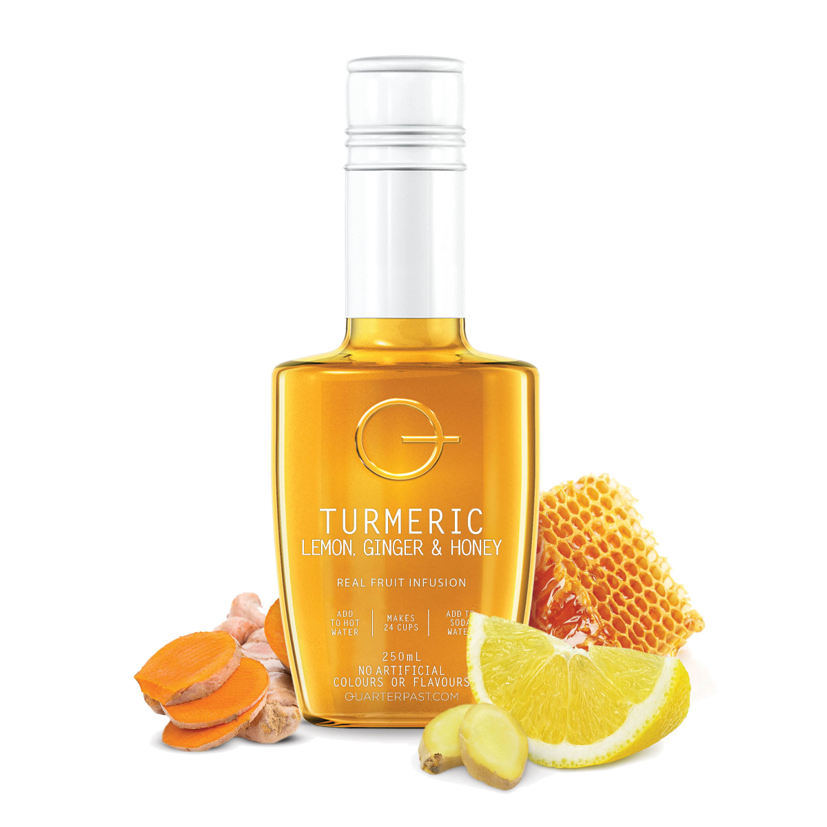 Turmeric, Lemon, Ginger & Honey Tea Concentrate  250ml x 8