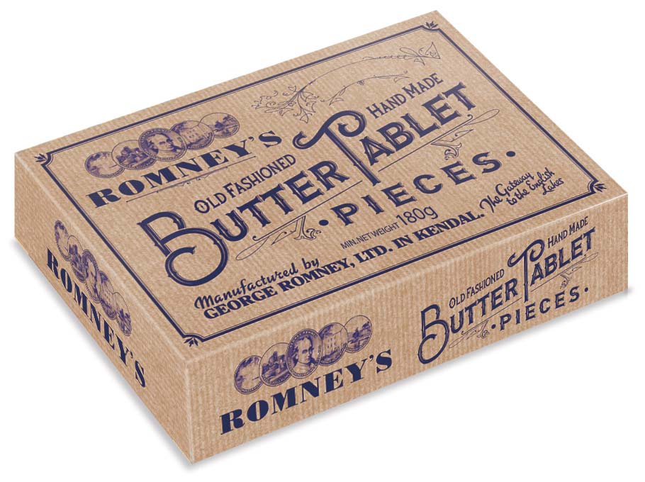 Romneys Old Fashioned Butter Tablet Box 180g x 12
