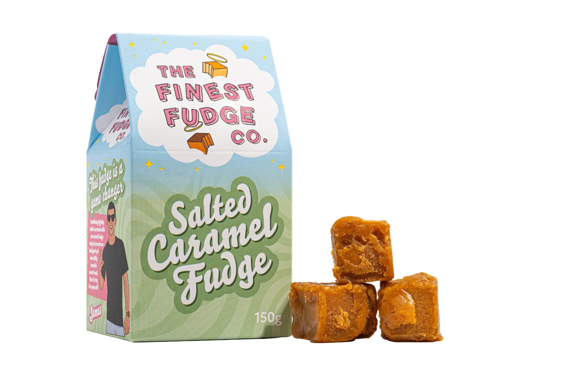 Finest Fudge Company Salted Caramel Fudge 150g x 8