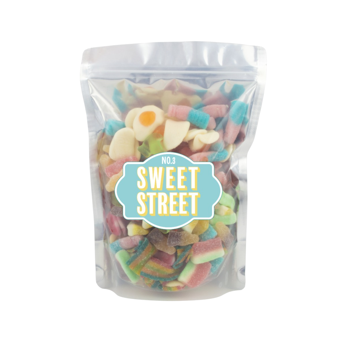 No.3 Sweet Street - Sharing Bag of Mixed Jellies 1Kg x 6