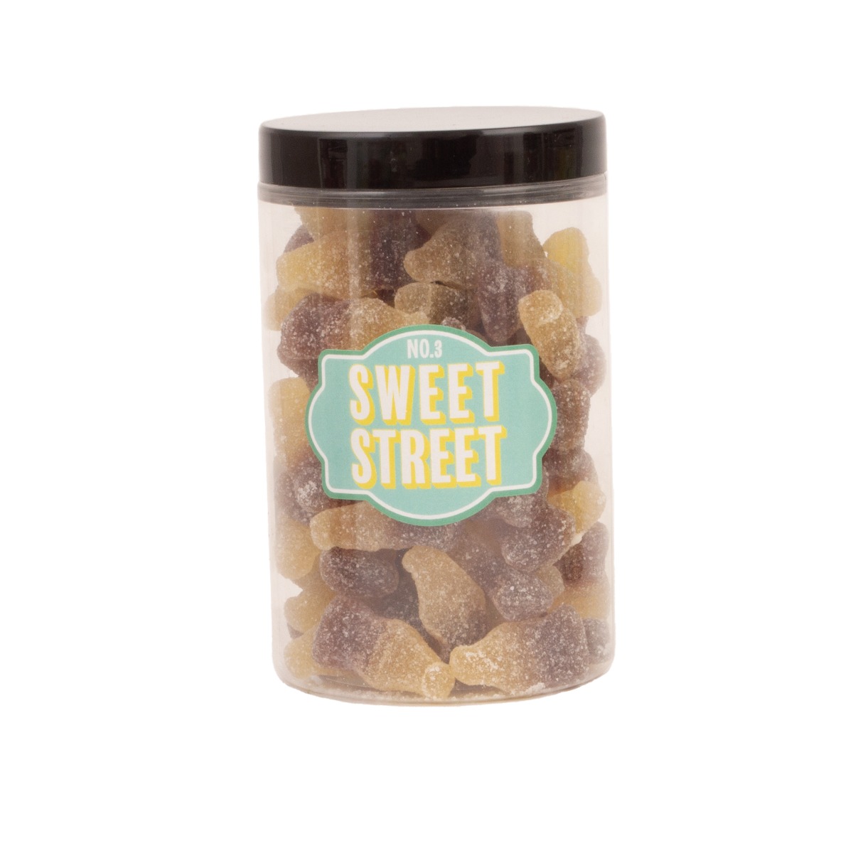 No.3 Sweet Street - Fizzy Cola Bottles Jar 240g x 6