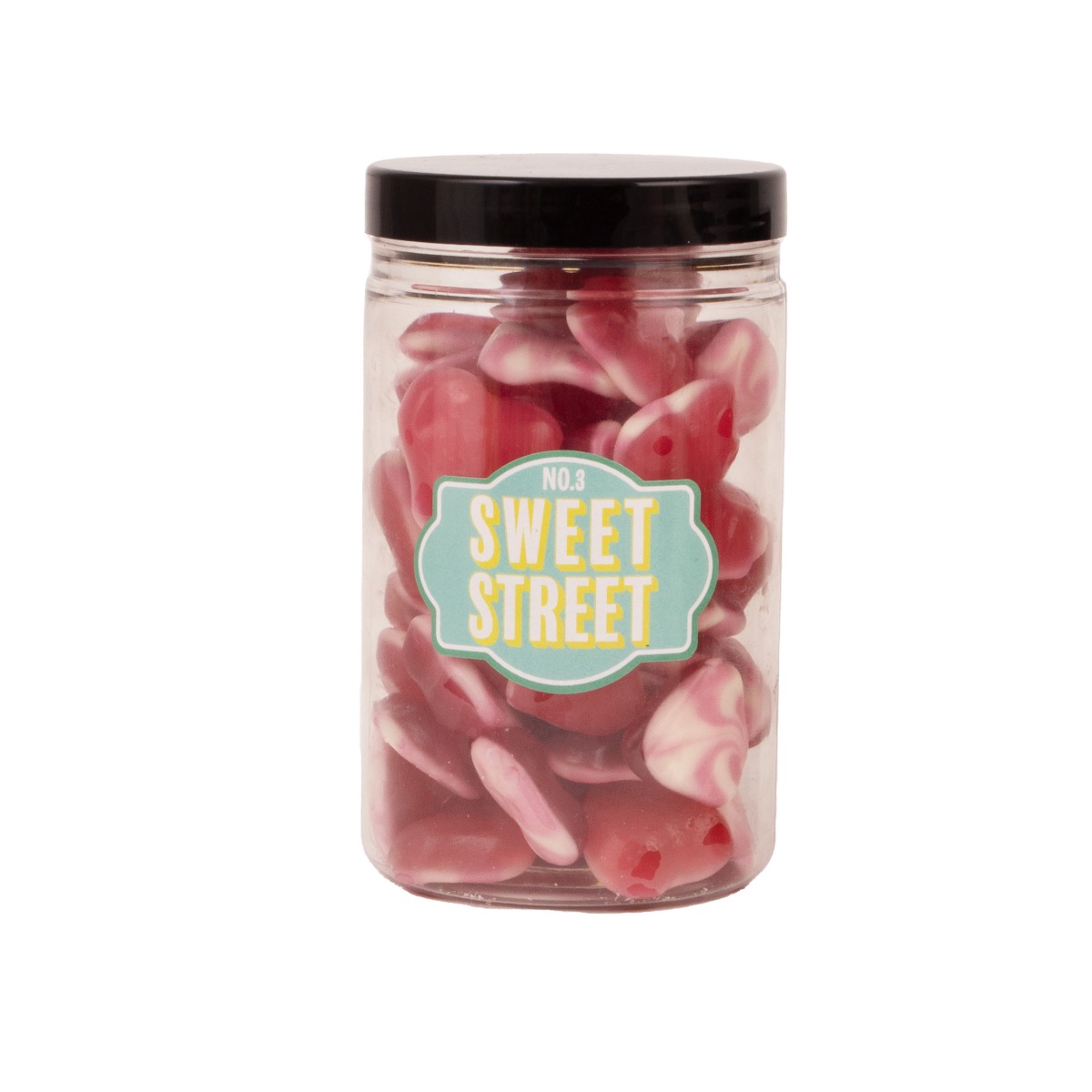 No.3 Sweet Street - Strawberry & Cream Hearts Jar 240g x 6