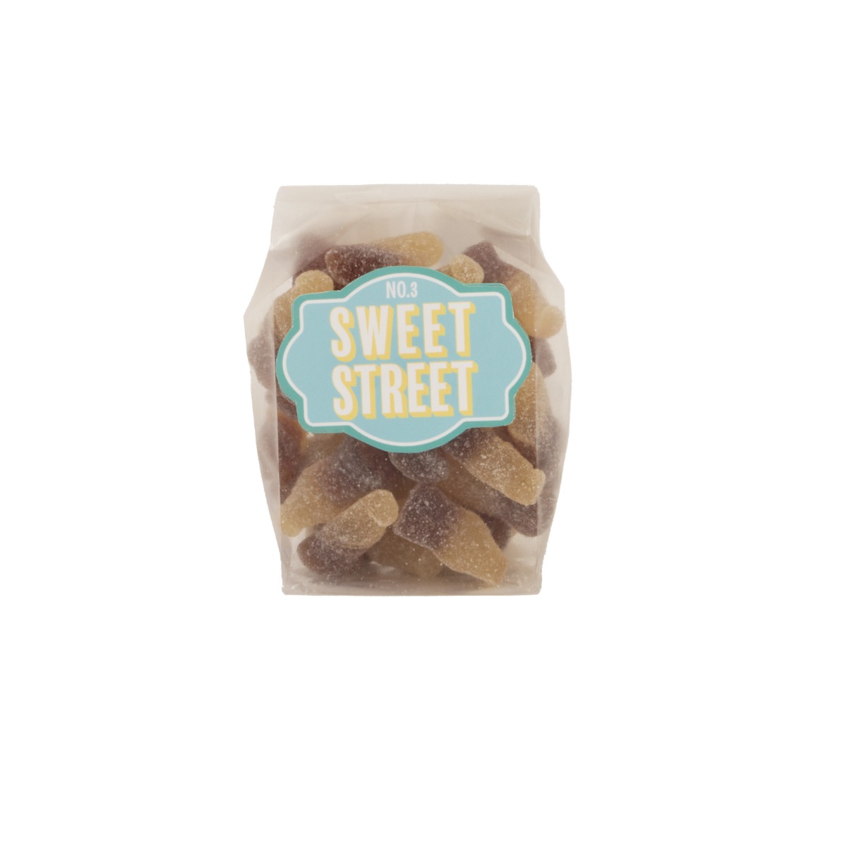 No.3 Sweet Street - Fizzy Cola Bottles Bag 150g x 12