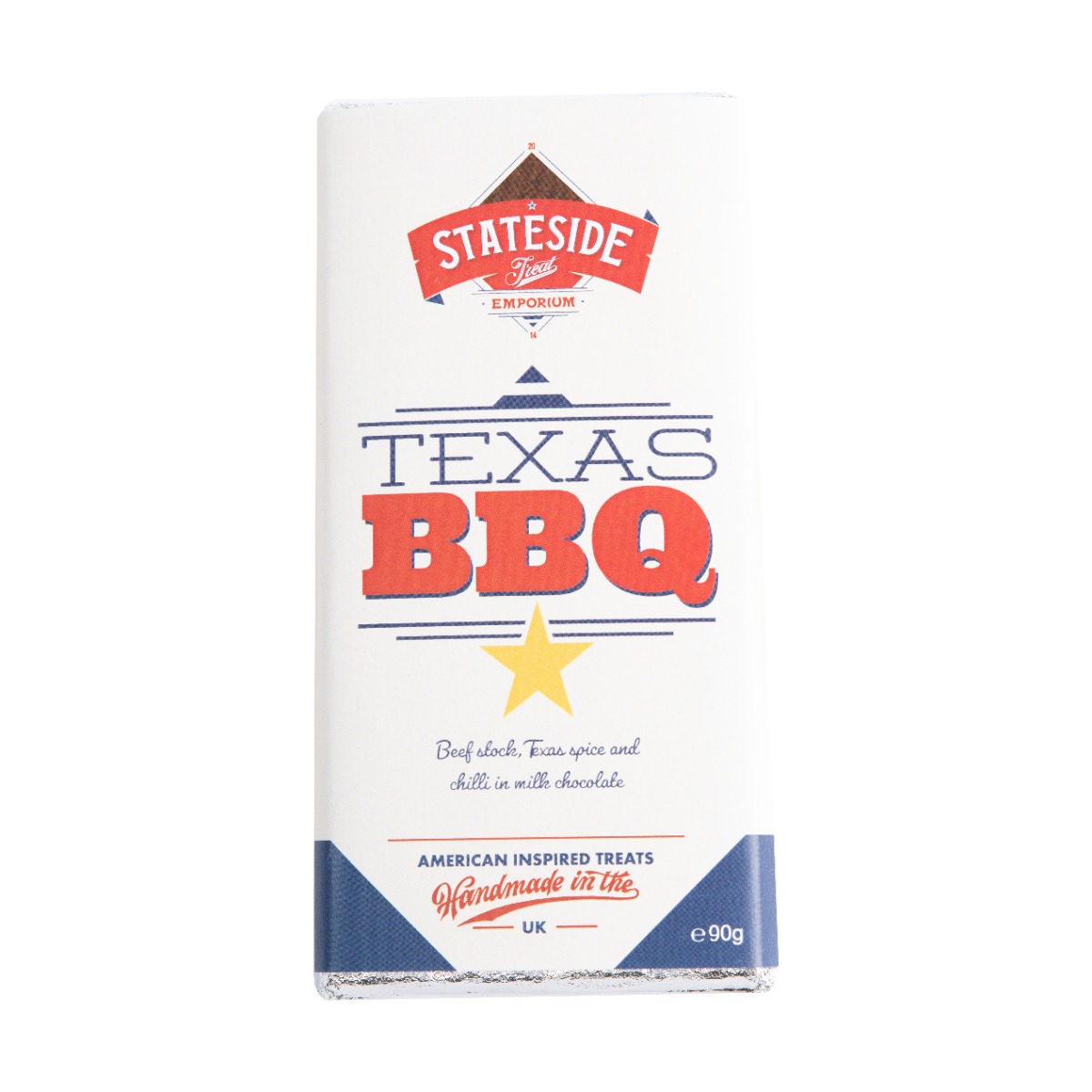 Texas BBQ Milk Chocolate Bar 90g x 12