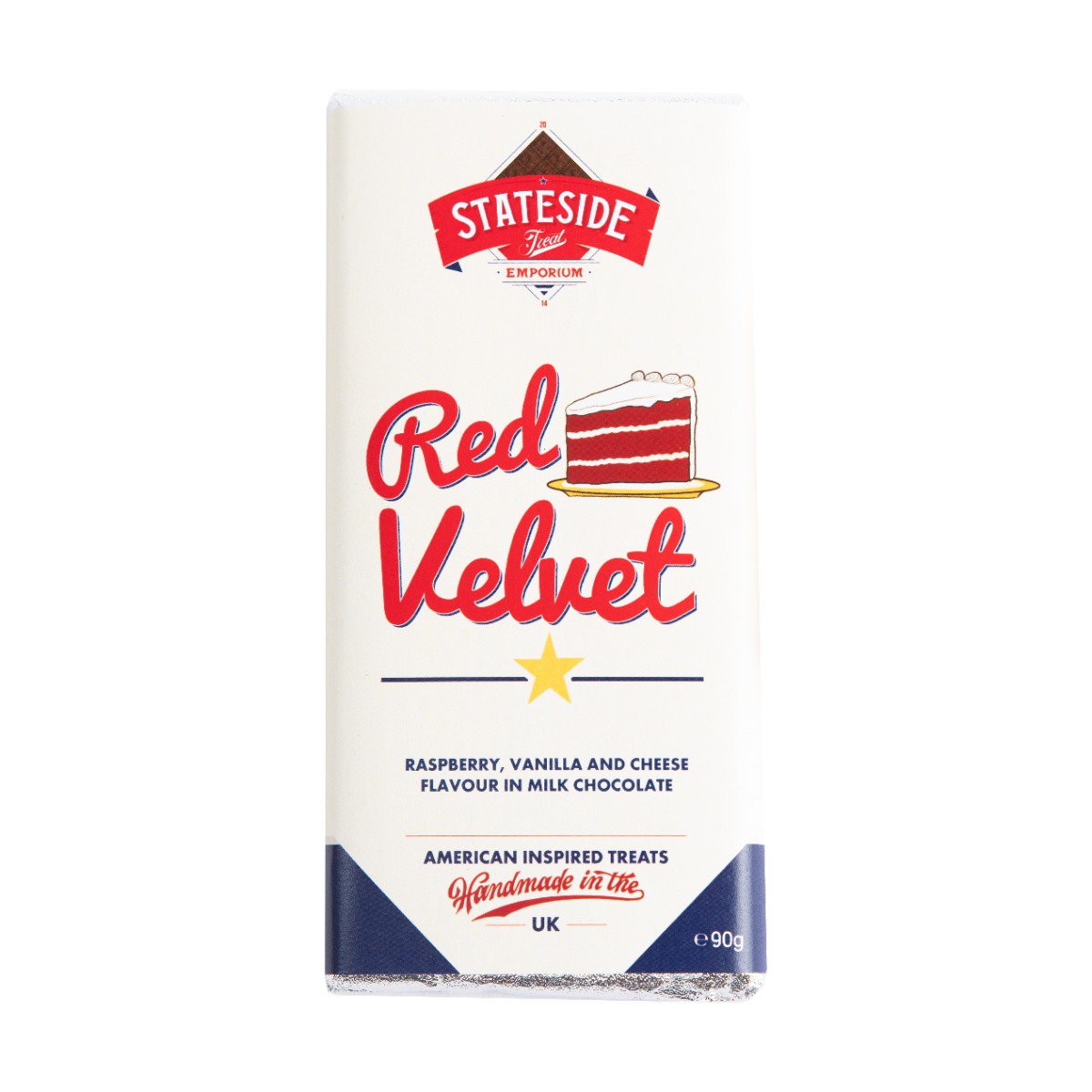 Red Velvet Milk Chocolate Bar 90g x 12