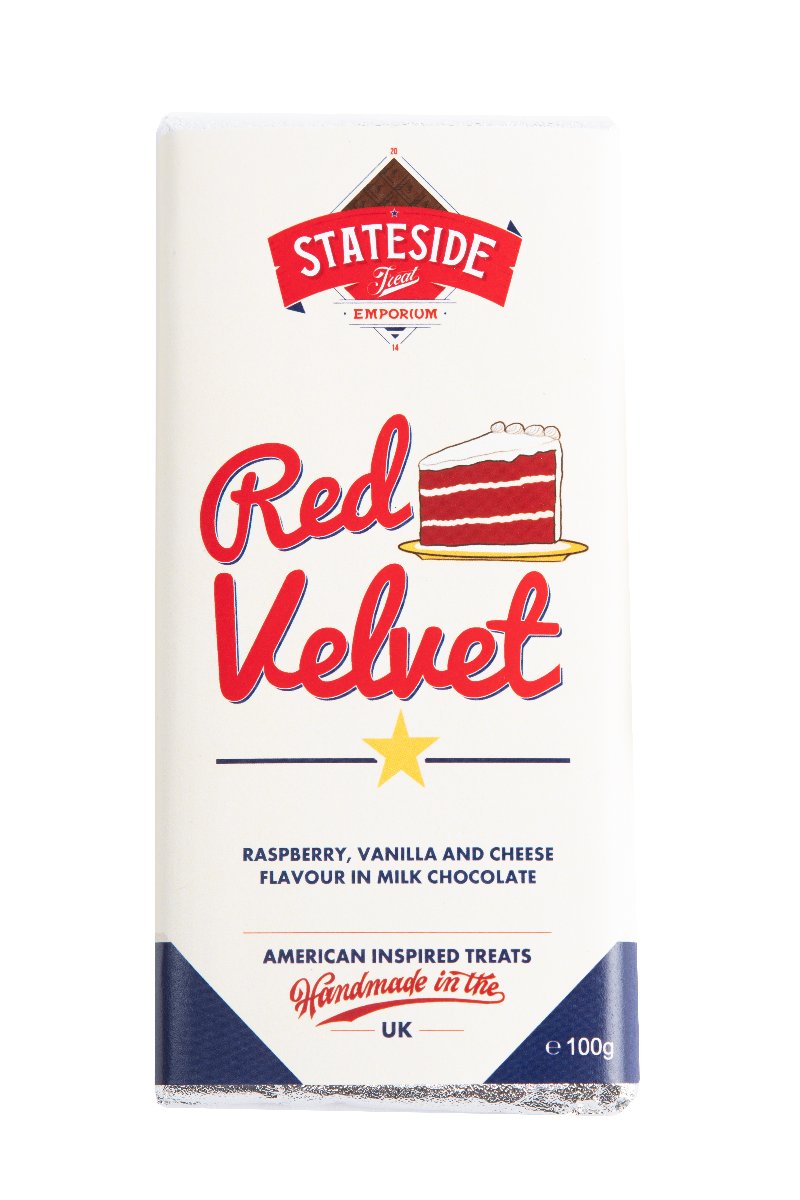 Red Velvet Milk Chocolate Bar 90g x 12