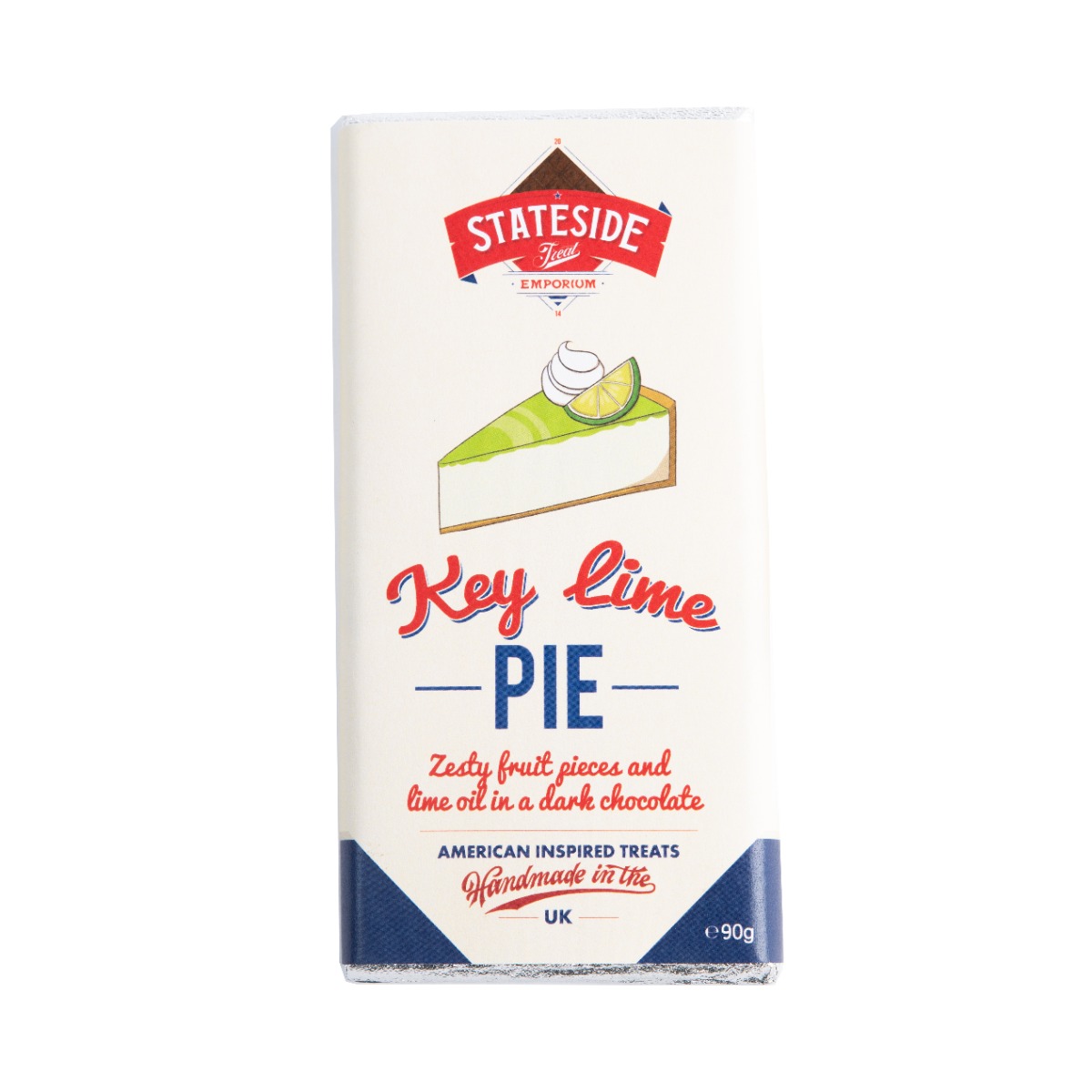 Key Lime Pie Dark Chocolate Bar 90g x 12