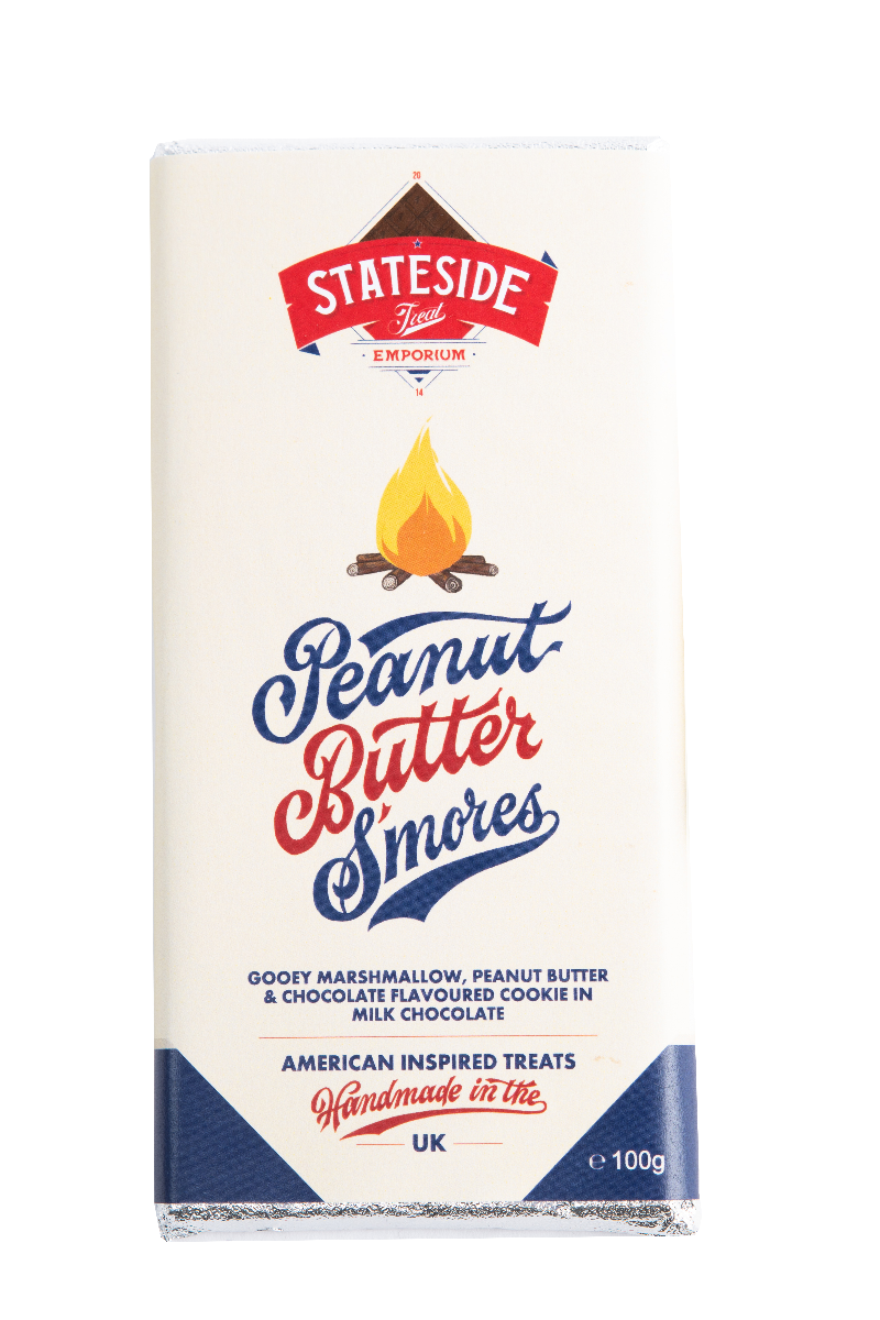 Peanut Butter S'mores Milk Chocolate Bar 90g x 12