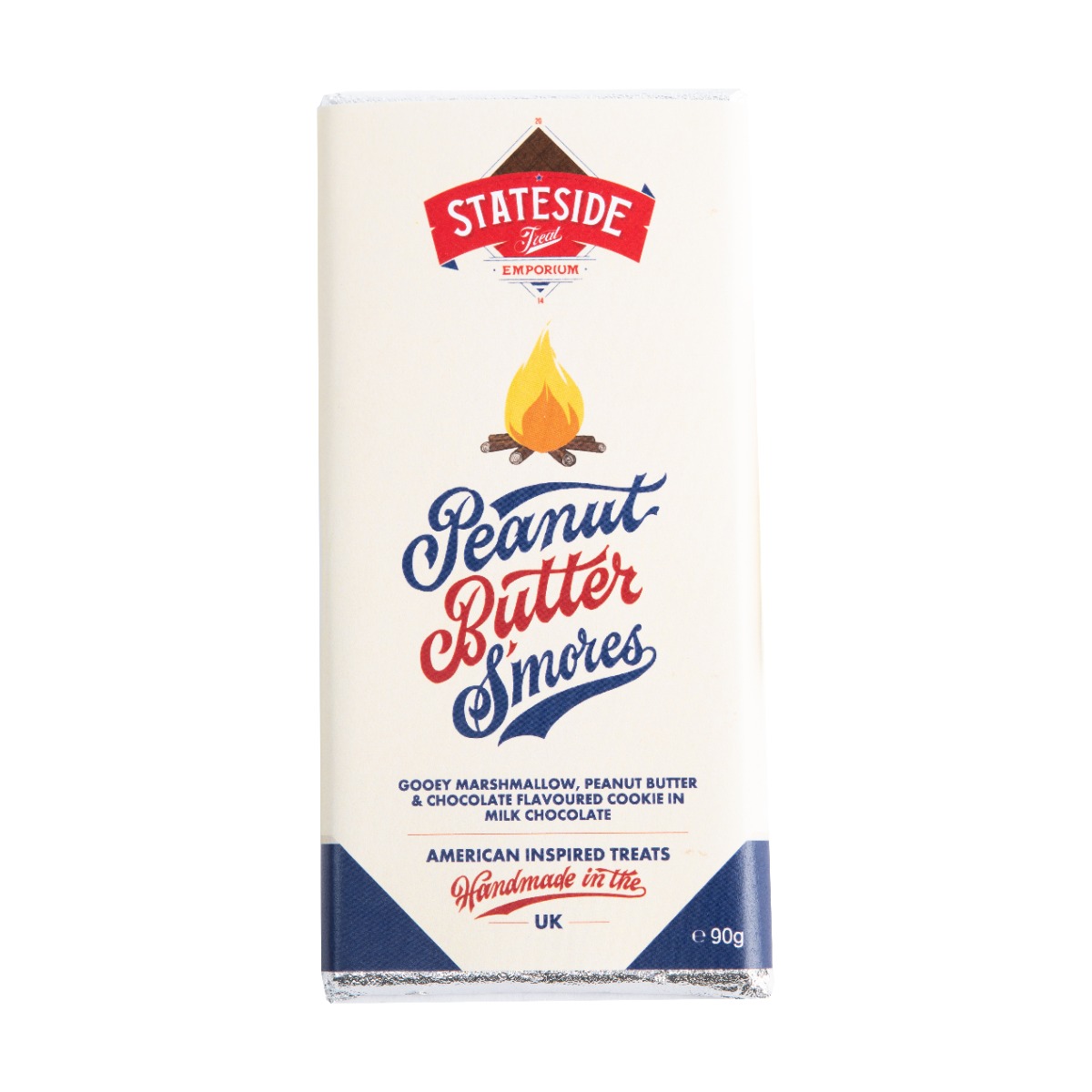 Peanut Butter S'mores Milk Chocolate Bar 90g x 12