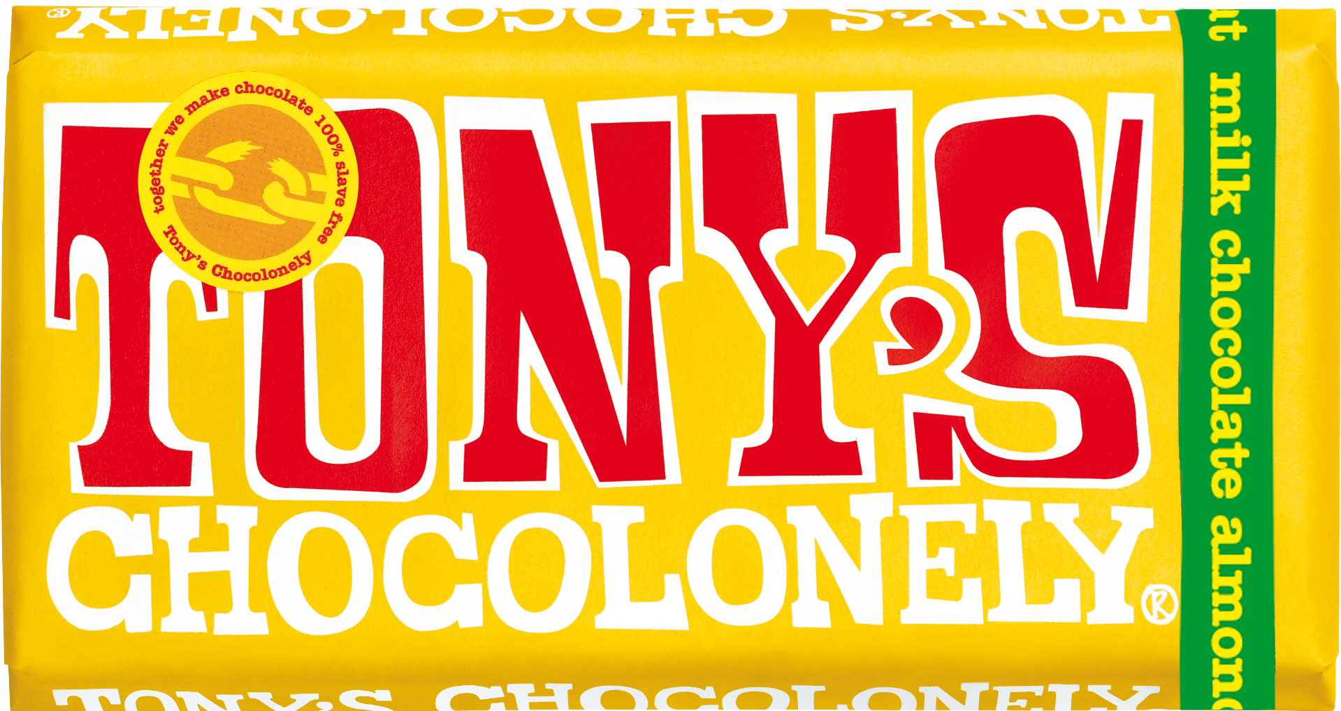 Milk Chocolate 32% Almond, Honey and Nougat 180g x 15 FAIRTRADE