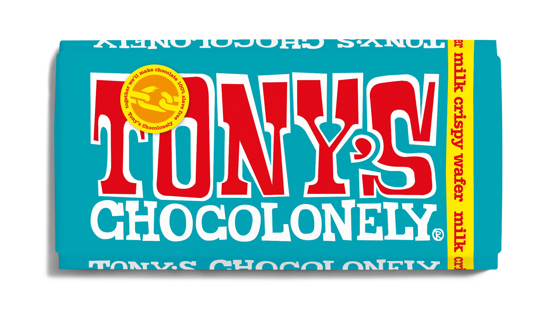 Tony's Chocolonely Milk Crispy Wafer 180g x 15 DATED 26.11.2025