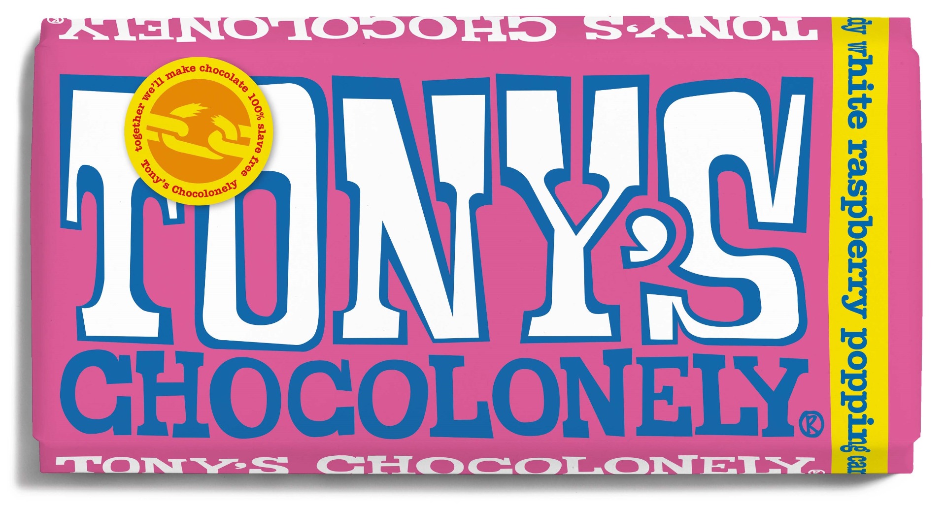 White Chocolate Raspberry Popping Candy 180g x 15 FAIRTRADE