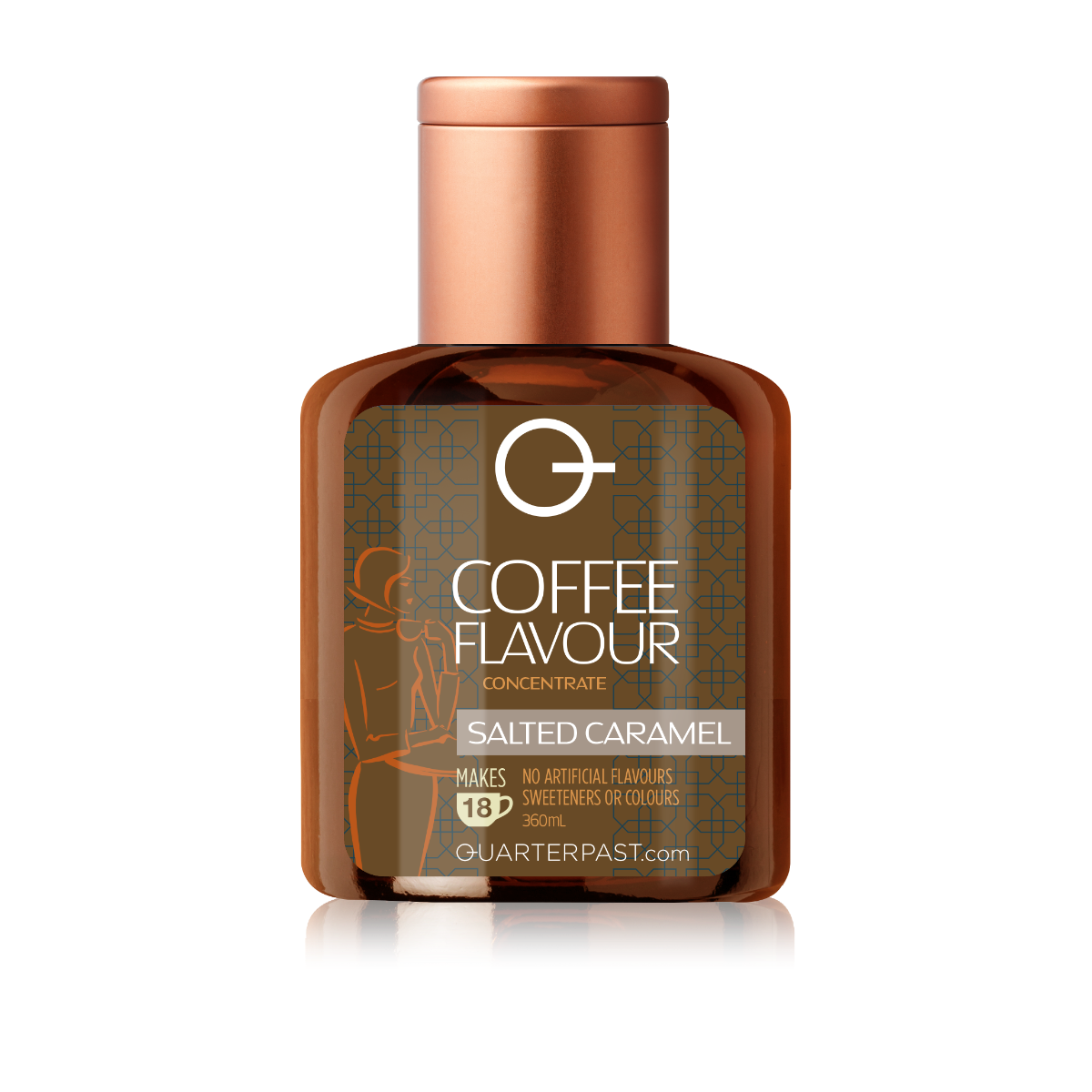 Salted Caramel Syrup for Coffee  360ml x 4 Zero VAT