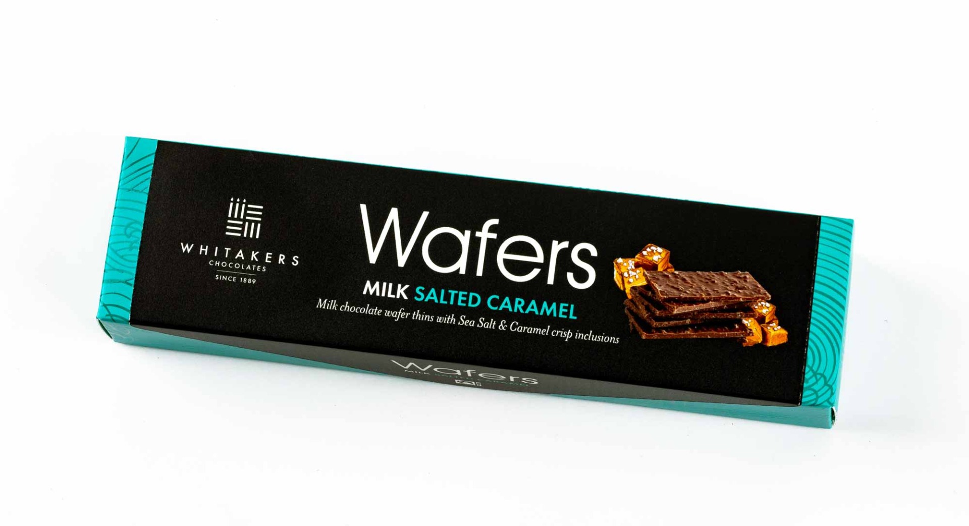 Milk Salted Caramel Wafers 175g x 12, Fairtrade