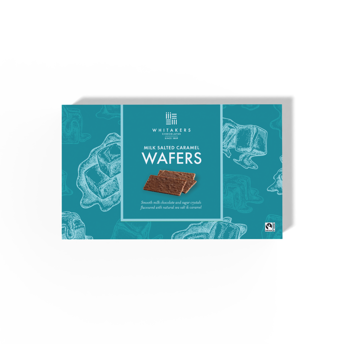 Milk Salted Caramel Wafers 150g x 10