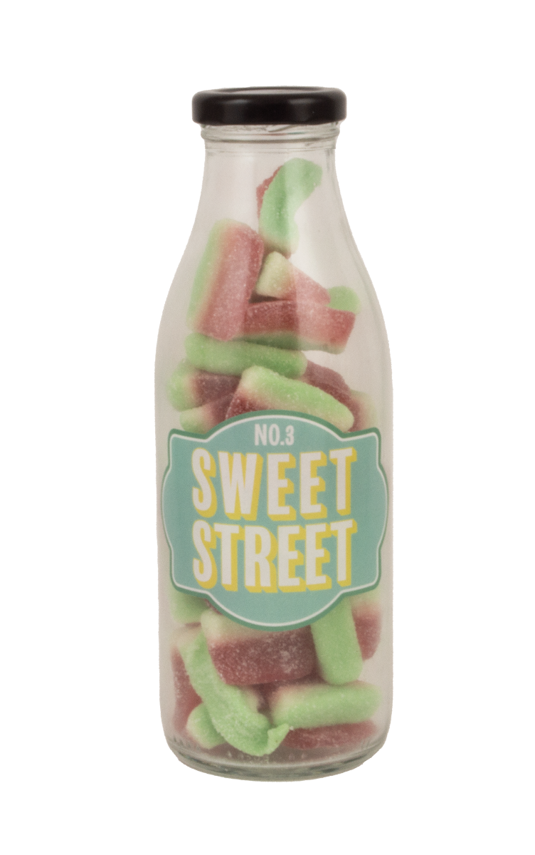 No.3 Sweet Street - Watermelon Slices Bottle 350g x 6