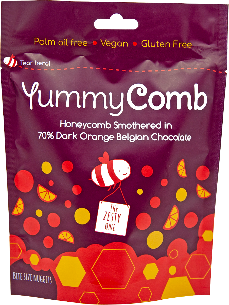 70% Dark Orange Chocolate Pouch 100g x 6